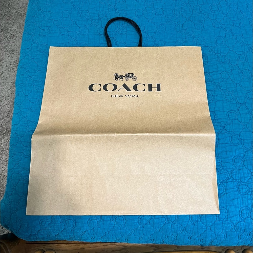 Coach Gift Box, Bag and Paper